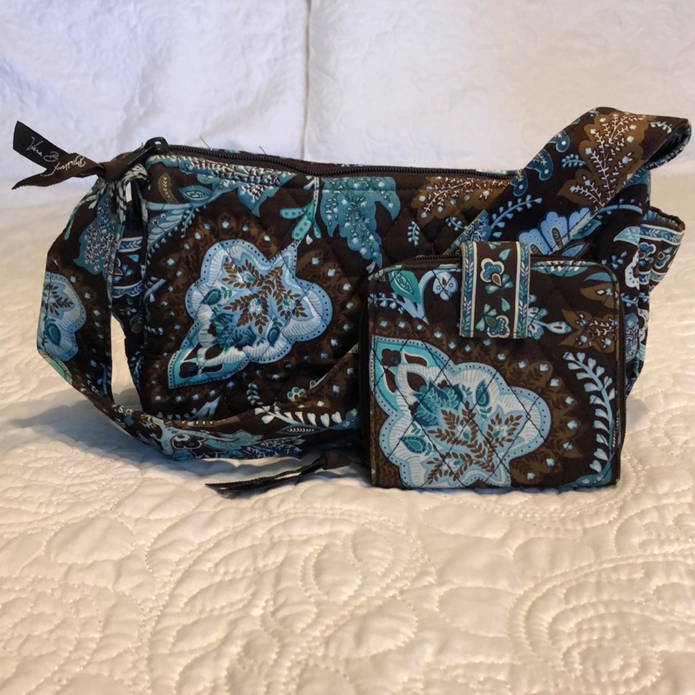 Java Blue Vera Bradley Purse & Wallet